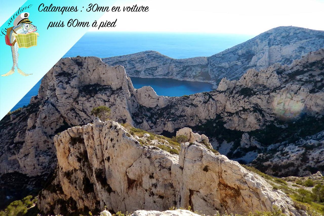 La Butte Des Carmes - 3Mn Du Panier Lägenhet Marseille Exteriör bild